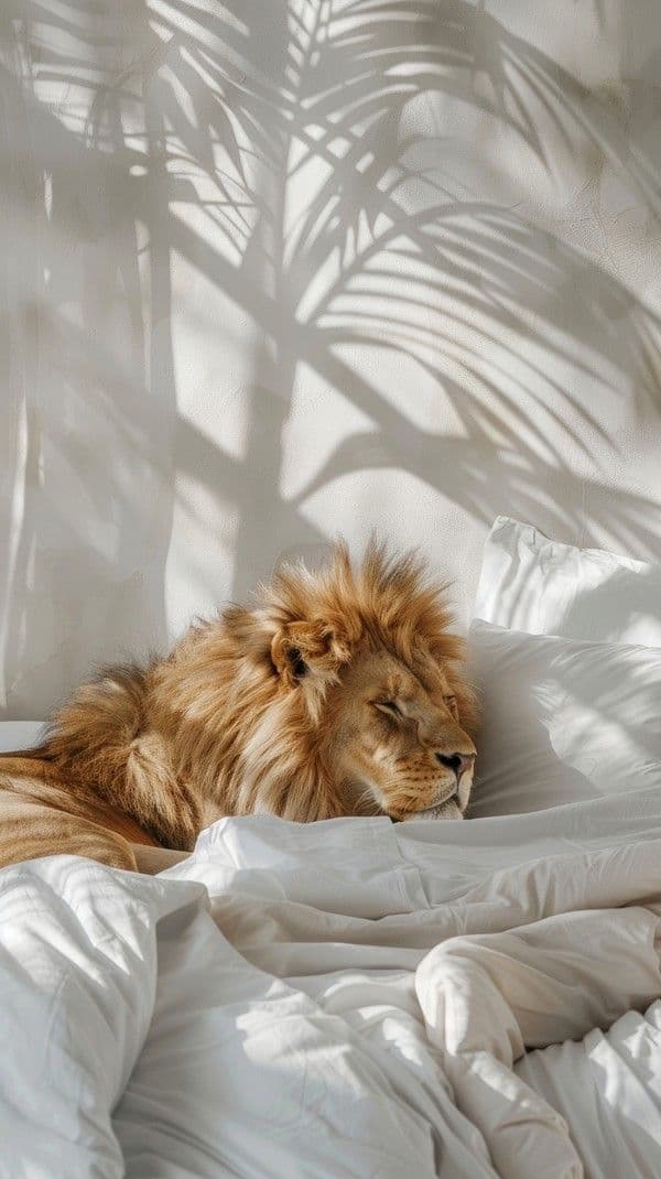 Lion Sleeping in Bed Dream Meaning: Unlock Your Inner Power